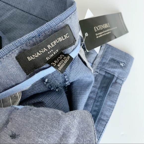 Banana Republic Men’s AIDEN Pants Slim Stretch - Picture 3 of 6